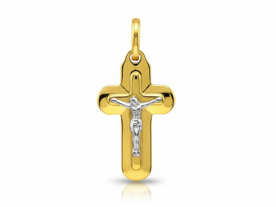 Zawieszka złota krzyżyk złoty