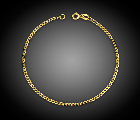 Złota bransoletka 585 pancerka 