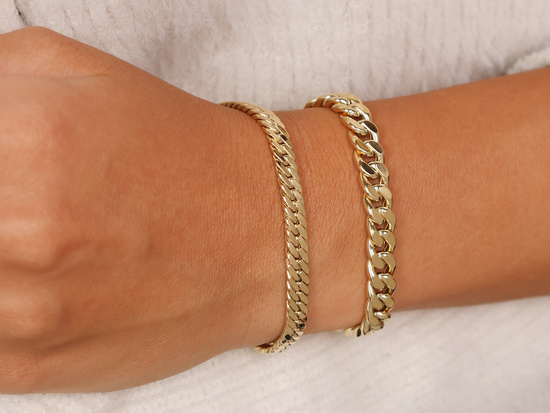 Bransoletka złota gruba pancerka z cyrkoniami okazała ekskluzywna