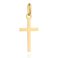 Złoty krzyżyk 585 - zawieszka