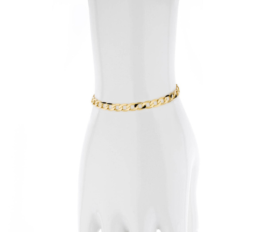 Złota bransoletka 585 pancerka