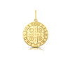 Złoty medalik benedyktyński 585 - zawieszka