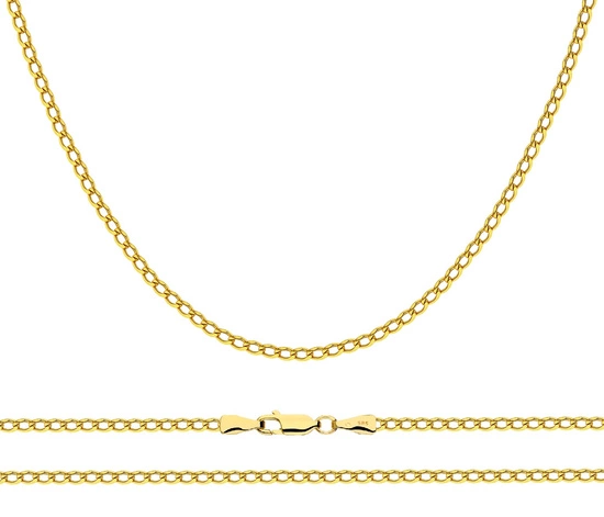 Złoty łańcuszek 585 pancerka 