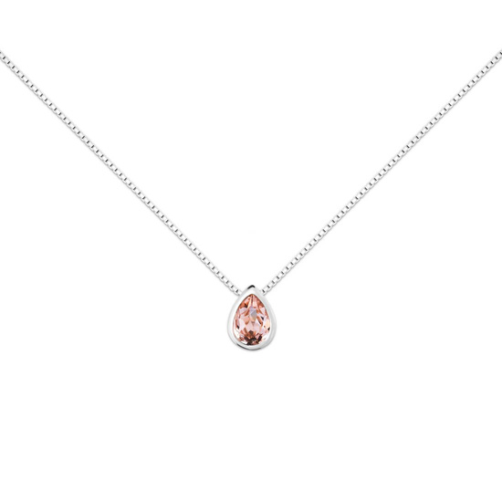 Naszyjnik srebrny 925 Swarovski - łezka