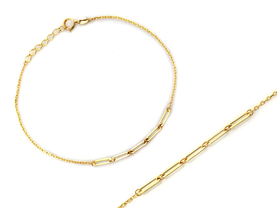 Bransoletka złota delikatna łańcuszkowa