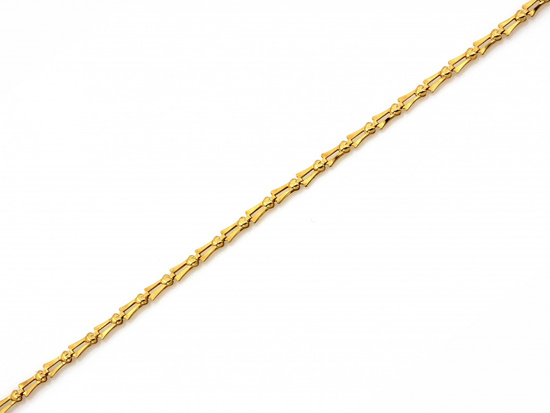 Bransoletka złota ze składanych elementów