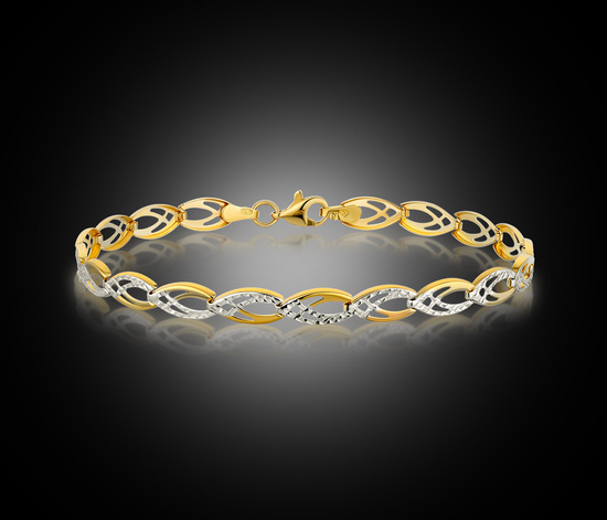 Złota bransoletka 375 klasyczna 