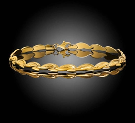 Złota bransoletka 375 klasyczna 