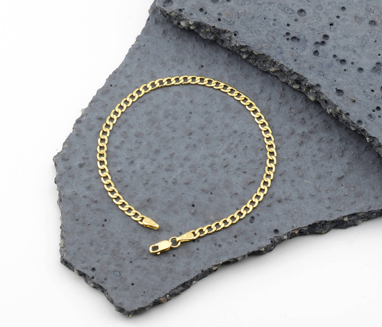 Złota bransoletka 585 pancerka 