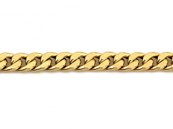 Bransoletka złota gruba pancerka z cyrkoniami okazała ekskluzywna