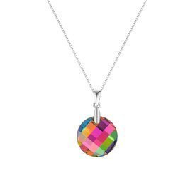 Naszyjnik srebrny 925 Swarovski - koło