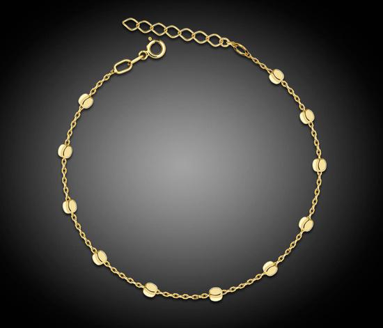 Złota bransoletka 585 - kulki, kuleczki