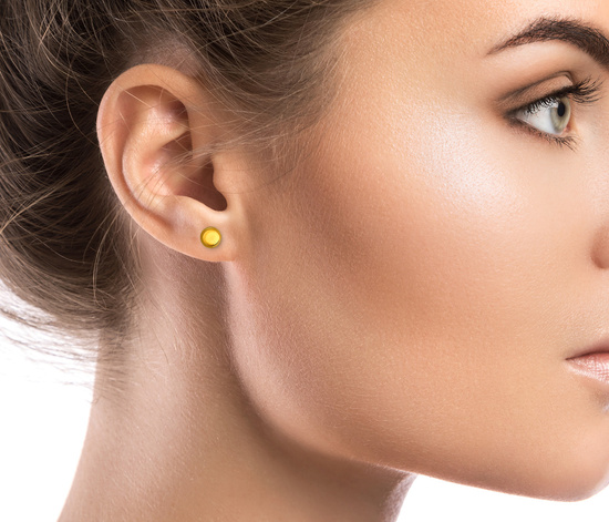 Złote kolczyki 585 - kulki, kuleczki