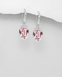 Kolczyki srebrne 925 Swarovski