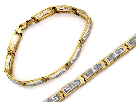 Elementowa bransoletka z motywem drogi greckiej