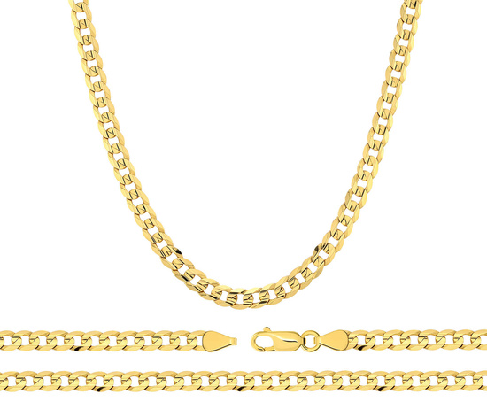 Złoty łańcuszek 585 pancerka 