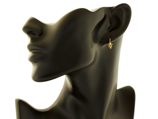 Kolczyki złote anioł aniołek