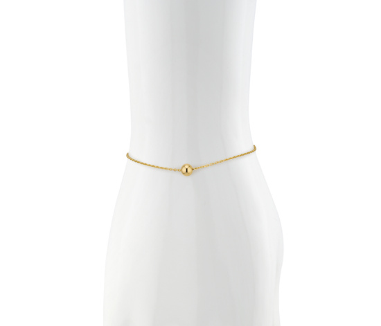 Złota bransoletka 375 z kulką