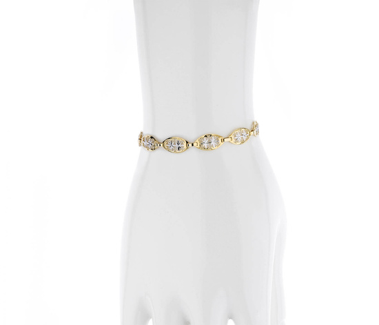 Złota bransoletka 333 klasyczna 