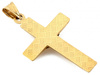 Krzyżyk złoty wisiorek zawieszka z Jezusem