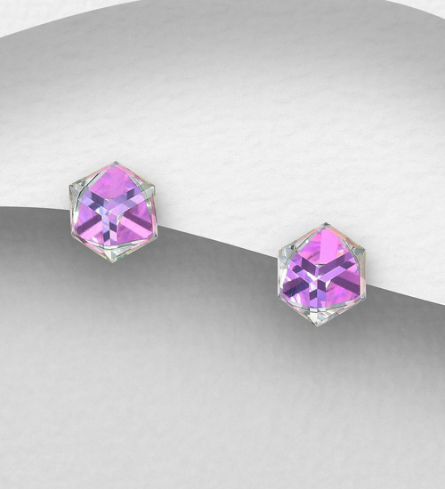 Kolczyki srebrne 925 Swarovski