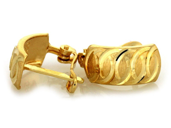 Damskie kolczyki ze złota