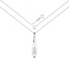 Naszyjnik srebrny 925 Swarovski - kropla