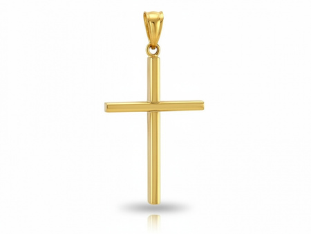 Złoty krzyżyk dla mężczyzny