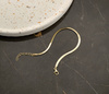 Złota bransoletka 925 taśma, żmijka - 17,5 - 20,5 cm
