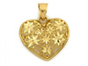 Zawieszka złota ażurowe serce