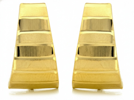 Kolczyki złote diamentowane