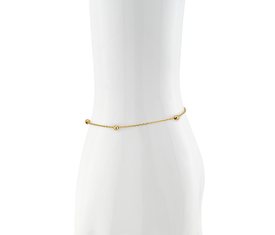 Złota bransoletka 375 kulki, kuleczki 