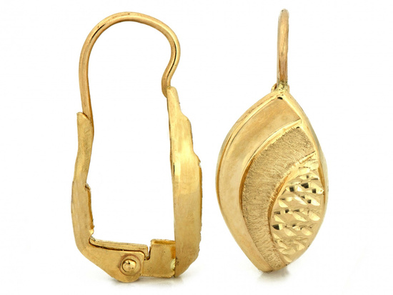 Kolczyki złote angielskie zapięcie