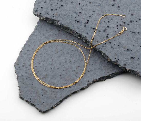 Złoty łańcuszek 585 Singapur