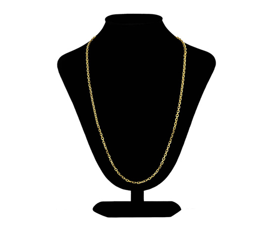 Złoty łańcuszek 585 ankier 