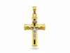 Złoty męski krzyżyk