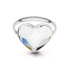 Srebrny pierścionek 925 z kryształem Swarovski - serce