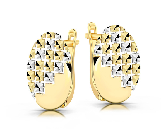 Złote kolczyki 585 - klasyczne