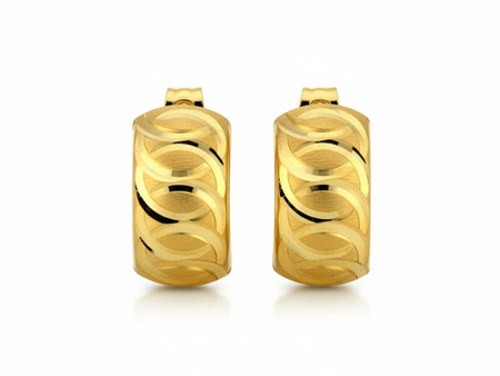 Damskie kolczyki ze złota