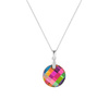 Naszyjnik srebrny 925 Swarovski - koło