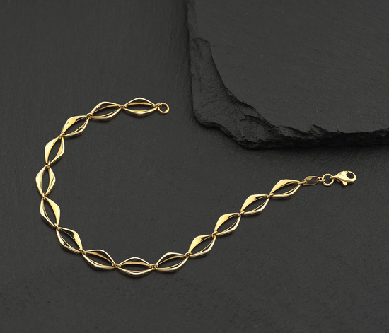 Złota bransoletka 375 klasyczna 