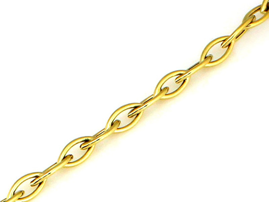 Brasnoletka złota łańcuszkowa ankier