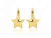 Złote kolczyki gwiazdki dla dziecka