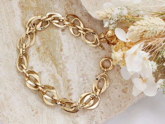 Bransoletka złota efektowna ekskluzywna