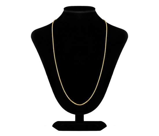 Złoty łańcuszek 585 kostka