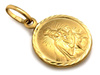 Medalik złoty szkaplerz dwustronny