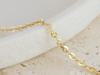 Delikatna złota bransoletka łańcuszkowa ankier 2mm