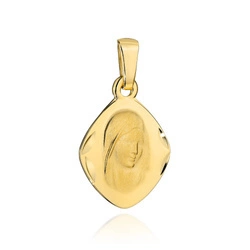 Złoty medalik 585 Matka Boska - zawieszka