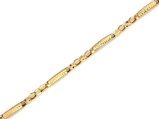 Złota bransoletka błyszcząca idealna na prezent dla Mamy