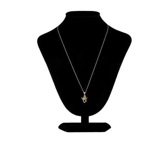 Złoty naszyjnik 585 - aniołek